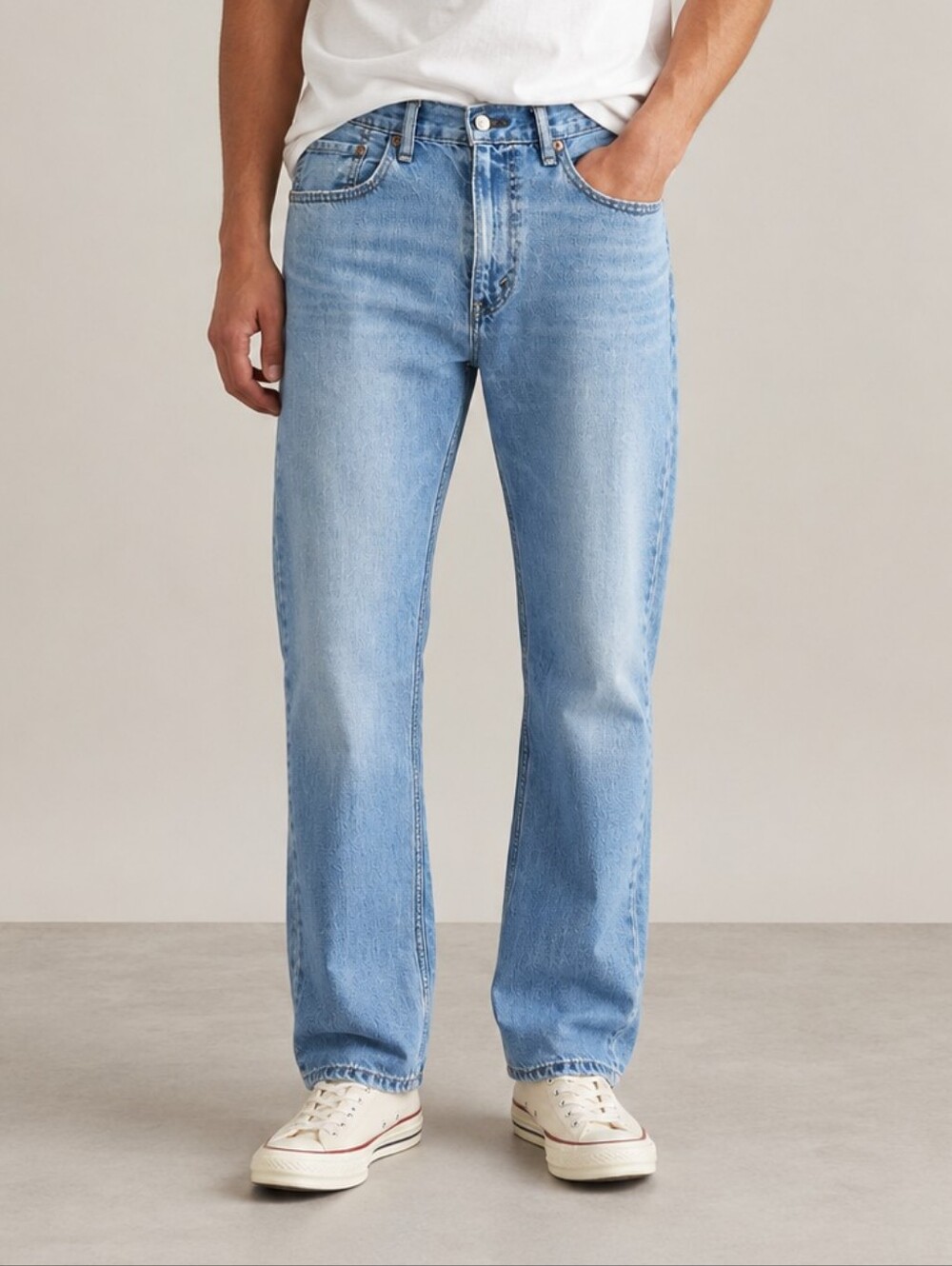 Levi's 505 Regular Straight Light Wash Denim Blue Jeans Mens 32x30 Vintage Vibe